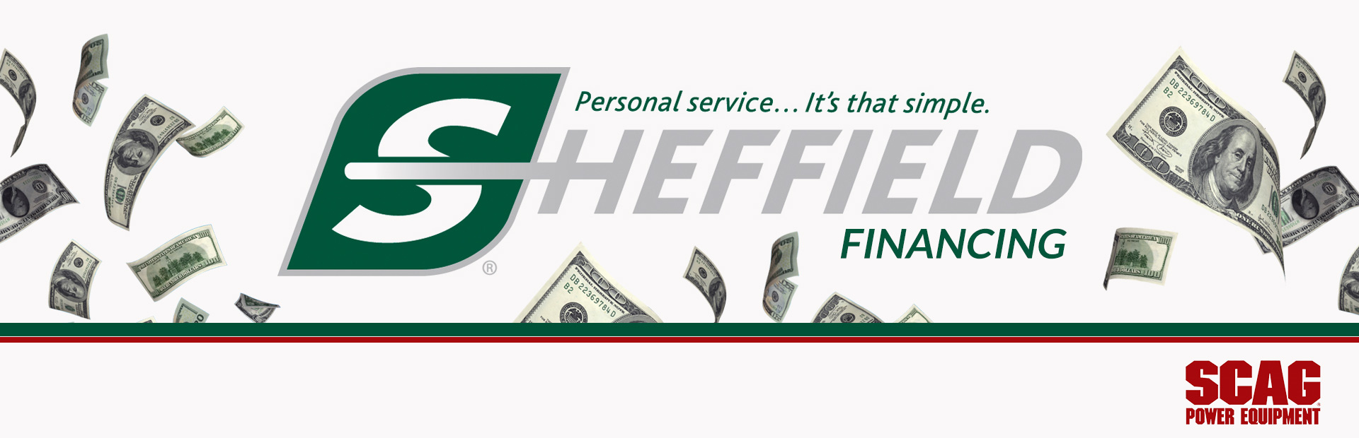 Scag: Sheffield Financing